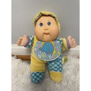 Vintage Cabbage Patch Babyland Kid Doll Hasbro 1988 Blue Eyes W/Bib